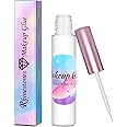 Shynek Face Makeup Glue for Rhinestones, Cosmetic Face Glitter Glue Long Lasting Waterproof Face Glue Adhesive for Eye Jewels Face Gems Rhinestone Chunky Body Glitter