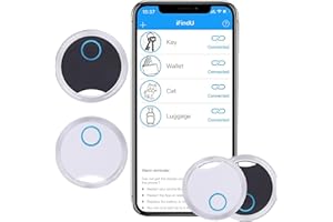 XUBX 2 Szt Lokalizator Bluetooth do namierzania zagubionych kluczy, portfeli, pilotów i innych przedmiotów, Wyszukiwarka kluczy, Lokalizator pilota, Bezprzewodowy lokalizator kluczy