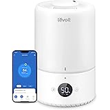 LEVOIT Dual 200S Smart Top-Fill Umidificatore Ambiente 3L, Umidificatore Ultrasuoni a Nebbia Fredda per Bambini/Piante Dura d