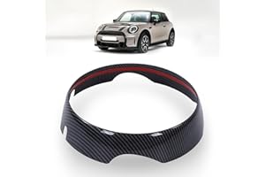 OTUFAN Embellecedor Del Panel De Navegación Del Coche 6.5 "GPS Accesorios De La Cubierta De La Pantalla Interior Estilo De Fibra De Carbono Actualización Facelift Reemplazo Para MINI Cooper Hatchback F55 F56