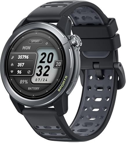 Mibro Smart Watch GS Pro (Schwarz) - 1,4 Zoll Amoled Display, Bluetooth Anrufe, 20 Tage Akkulaufzeit, 5ATM wasserdicht, GPS-Positionierung, 105 Sportmodi, Herzfrequenzüberwachung, Sportlicher Stil: Tests, Infos & Preisvergleich