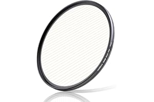 GREEN.L 67mm Gold Streak Lens Filter High Quality Optical Glass 360° Rotation Anamorphous Flare Camera Lens Effects Filter