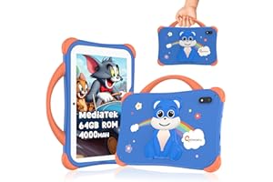 CWOWDEFU Kid's Tablet, 7' Tablet for Kids, 64Gb Android 14 Tablet features 4000mAh Battery, Bluetooth 5.0, 5G WiFi, 5MP+2MP Dual Camera, Best Gift For Children