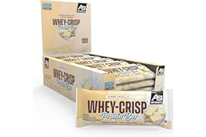 ‎ALL STARS ALL STARS Whey-Crisp Protein Bars - White Chocolate Cookie Crunch - Protein Riegel überzogen mit Schokolade und verfeinert mit Whey-Crispies – mit 15g Eiweiß pro Riegel - 25x50g