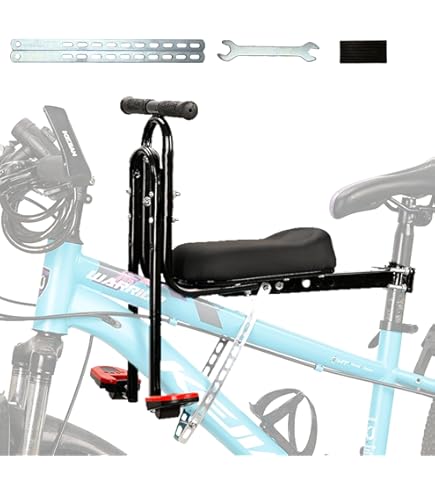 Seggiolino Bici Anteriore YouTeMei Per Bambini 1-4 Anni - Con Pedali E Schienale - Foto 7