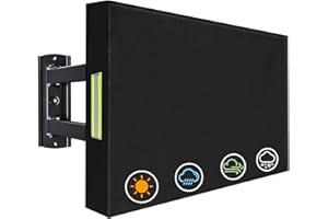 YALYAYA Outdoor TV Abdeckung für 40-43 Zoll außenfernseher,TV Staubschutz 600D Oxford PVC Beschichtung Heavy Duty,wasserfester staubdicht Universal Displayschutzfolie für outdoor fernseher