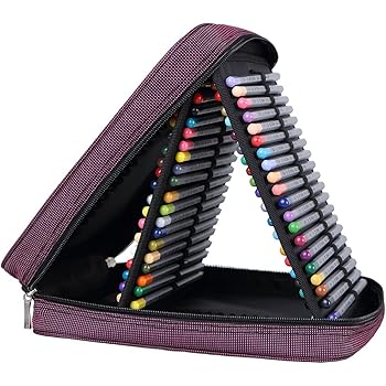 Buntstifte Federmäppchen Schüleretui Pencil Case 120 Slots Vintage