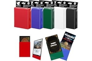 SMGBWAY 500Pcs Fundas para Tarjetas, 66x91mm Vistoso Transparente Soft Sleeves, Protectoras de Tarjeta, Card Sleeves, Fundas para Cartas de Comercio para MTG, The Gathering, juegos de mesa, Tarjetas Mágicas