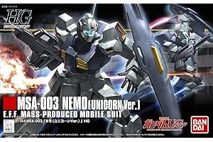 Bandai - Maquette Gundam - Nemo Unicorn Ver Gunpla HG 1/144 13cm - 4573102606655