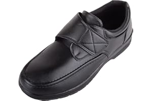 ABSOLUTE FOOTWEAR Zapatos cómodos de piel sintética para hombre, informales, formales, para la escuela, el trabajo, la universidad