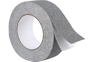 Fruitlet® Bande Antiderapante Escalier 10 m x 2 cm Gris, Ruban Adhésif Antidérapant, Bande Adhesive Antiderapante pour Extérieur et Intérieur, Scotch Antiderapant Ruban Antidérapant Imperméable