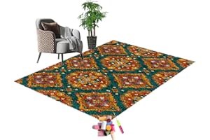 SZKBEUO KnüpfsetsSelbst Knüpfen Set für Erwachsene Latch Hook Kit, Knüpfteppich Zum Selber knüpfen, Kreuzstich-Set, Teppichherstellung, Kissen, Handarbeit für Anfänger, Heimdekoration 38x52CM