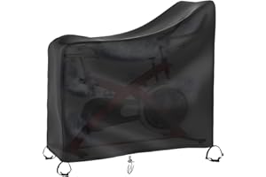 AIBELITY Funda Bicicleta Exterior Impermeable, Funda para Bicicleta Estática o de Spinning para Interior y Exterior, Tejido Oxford 210D Cubierta Impermeable Protectora, Protección Contra el Agua,la Nieve