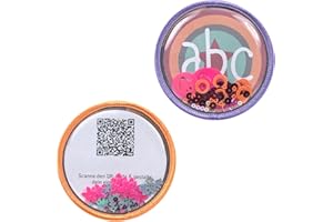 LÄSSIG Anhänger und Patches Set (2 Stk.) mit Druckknopf/School Patches lavender/peach