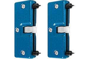 Boisbresil 2PCS Abridor Relojes Removedor Relojes Abrir Relojes Herramienta Apertura Reloj Abridor Tapa Reloj Abridor Ajustable Reloj Llave Reloj para Reemplazar Batería de Relojes (Azul, 7 * 2.8cm)