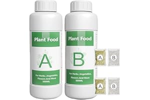 Nouri AB Plant Food Nutrient 3000 ML Total (1000 ml + 4 refills)