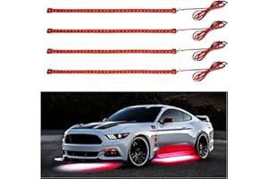 YM E-Bright 30CM 5050 12-SMD DC12V 4 Pezzi Impermeabile LED Striscia Luce, per Auto Interior & Esterno Decorazione DRL Giorno Luce di Esecuzione