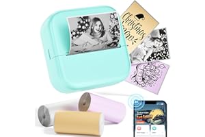 Phomemo Thermanote Mini Printer - Gifts Thermal Sticker Printer for Phone, M02X Portable Photo Sticker Maker Machine, Bluetooth Pocket Receipt Printers for Learning Note-taking Picture, DIY Enthusiast