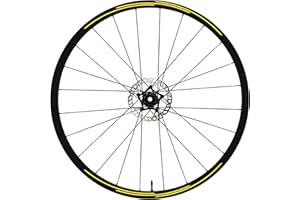 DualColorStampe Adesivi Cerchi Bici 26'' - 27,5'' - 28-29'' Pollici Ruota Bici MTB Bike Stickers Cerchi MTB accessori MTB B0043 (28-29'' Pollici, Giallo Fluorescente)