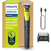 Philips Norelco OneBlade 360 Bağlantılı Hibrit Y&uuml;z, Elektrikli Sakal D&uuml;zeltici, 360 Blade Tech'li Tıraş Makinesi, 1x360 Bı&ccedil;ak