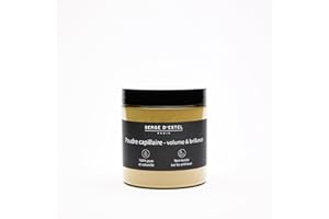 SERGE D'ESTEL PARIS Henné Neutre 100g Poudre Volume Brillance et Fortifiante pour Cheveux Fins Henné Neutre 100% Pur et Naturel