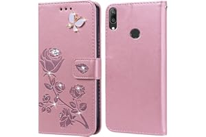 PKQTOP Funda para Huawei Y7 2019 Carcasa,Ranuras Tarjetas,Soporte Plegable,Silicona TPU,Case Protectora Funda para Huawei Y7 2019(6.26")