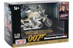 Motormax James Bond BMW R1200C - Modellino moto domani mai muore 007 edizione 79845