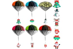 DOWNDRIFT Fallschirmspringer Spielzeug,5 Stück Fallschirm Spielzeug Kinder Draußen Garten Spielzeug Mini Fallschirmspringer Outdoor Flugspielzeug Fallschirm