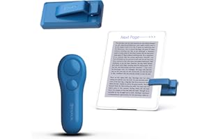 SK SYUKUYU Page Turner for Kindle Paperwhite Oasis Kobo E-Readers Accessories, Remote Page Turner for Ipad Reading Comics, Page Turner Clicker for Phone Taking Photos Camera Video(Blue)