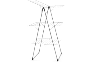 Brabantia Séchoir Tour Métal - Gris Métallique, 23 m