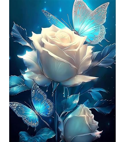 TISHIRON Peinture Par Numéros Fleur De Cerisier 40x50 Cm – Toile Sans Cadre, Kit Acrylique Débutant, Décoration Murale – Cadeau DIY Adulte