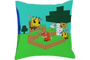 Jay Franco Minecraft Creative Mode 100% Baumwolle Kissenbezug 80x80 cm