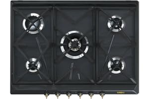 SMEG SRV876AOGH Kuchenka wolnostojąca Wbudowany Gaz, 2600 W, Stal