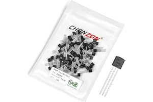 Chanzon 2N3906 TO-92 PNP Power Bipolar Junction Transistor Silicon Material (Pack of 100pcs)