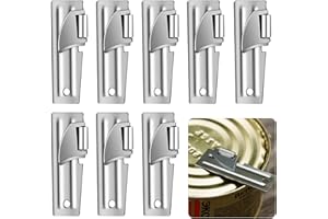 WUIOWPPIC 8PCS Mini Can Opener Army Tin Openers Travel Can Opener Adjustable Stainless Steel Can Opener Compo Tin Opener Camping Can Opener Portable Foldable Can Opener Mini Can Openers Tin Openers Army