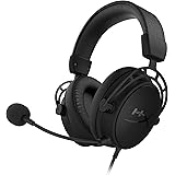 HyperX Cuffie da gioco Cloud Alpha S per PC e PS4, audio surround 7.1, bassi regolabili, driver dual room, chat mixer, microf