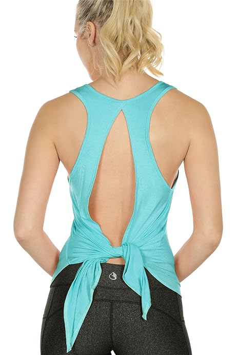 Canotta Sportiva Donna Icyzone - Top Traspirante Racerback Per Palestra, Corsa E Yoga