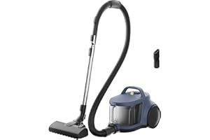 ‎AEG AEG CLEAN 5000 Staubsauger Beutellos, Bodenstaubsauger für alle Bodenbeläge, Zubehör, 1000 Watt, 9m Aktionsradius, 2l Staubbehälter, 50% Recyclingmaterial, Waschbarer HEPA-Filter, Blau, AL51C1LDB