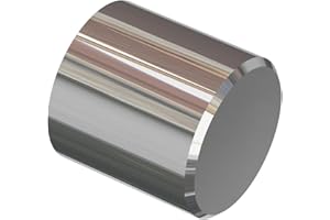 Flairdeco Endstücke für 20 mm Ø Gardinenstange, Kappe, Metall, Chrom, 2 Stück