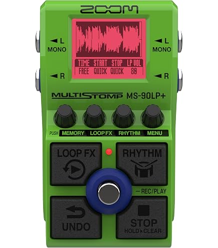 Zoom MS-70CDR+ MultiStomp Guitar Effects Pedal with Over 140