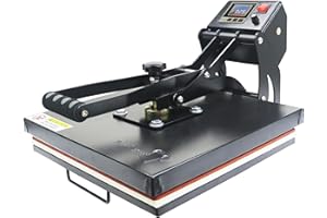 ROYAL PRESS RoyalPress 15" x 15" Color LED Industrial-Quality Digital Sublimation Heat Transfer Machine T-Shirt Heat Press Machine, 15" x 15", Blue