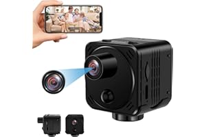 CYI Kamera szpiegowska HD1080P 30 FPS, bezprzewodowa mini kamera szpiegowska 2,4 G, ukryta kamera szpiegowska, 15 godzin obiektów dekoracyjnych, mini kamera z detekcją ruchu PIR i noktowizorem do