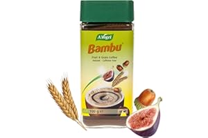 A.VOGEL - Bambu - Substitut de Café Instantané Bio - 100 % Naturel - Sans Caféine - À base de Céréales Torréfiées - À Boire Chaud ou Froid - 100g = env. 65 Tasses - Fabriqué en Allemagne
