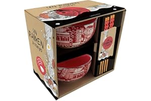 Un ramen à Tokyo: Coffret avec 2 bols à ramen, 2 paires de baguettes et 1 livre de recettes