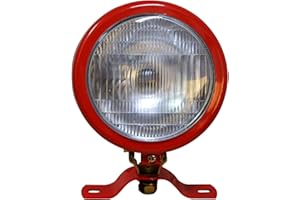 APSMOTIV Luci rosse per aratro con interruttore e lampadine da 12 V adatte per trattori Mahindra modello 325 3525 3825 4025 4525 (rosso) (12 Volt)