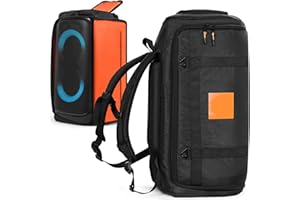 OURHZTB Lautsprecher-Tragetasche, tragbarer Reiserucksack für JBL PARTYBOX 320 Bluetooth-Lautsprecher-Zubehör, schützende Lautsprecher-Aufbewahrungstasche, Tragetasche (schwarz)
