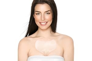 ‎BLUMBODY Antifalten Dekolleté Pads - Anti-Aging Hautstraffung & Feuchtigkeitsspendende Faltenvorbeugung - Hautverträgliche Silikon-Pflegepads - Wiederverwendbar über Nacht für Glatteres Haut (1-mo Supply)