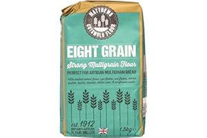MATTHEWS COTSWOLD FLOUR Matthews Cotswold Eight Grain Strong Multigrain Flour - 1.5kg Bag (Single Bag)