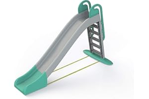 Doloni-Toys Gliss Große Rutsche für den Außenbereich, 240 cm, für Kinder, Grün