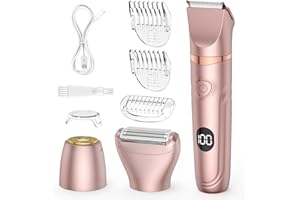 BILITASE Lady Shaver für Frauen, 3-in-1-Bikini-Trimmer für Frauen zur Nass- und Trockenanwendung, elektrischer schmerzfreier Rasierer für Beine, Körper, Intimbereich und empfindliche Haut